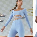 Port De Bras TULIP TOP LIGHT BLUE Photo 1