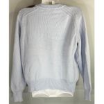J.Crew Ribbed Cable Knit Crew Neck Sweater Light Blue Women's Small NWT Photo 3