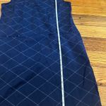 Navy blue plaid academia dress i Size 12 Photo 2