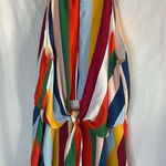 Buckle Willow & Root  Multicolored Striped Tie Waist Tank Top Woman’s Size Large Photo 0