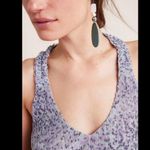 Anthropologie Purple Micropleat Metallic Shimmer Tank Top Size XL Photo 1