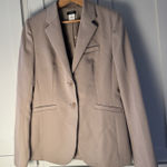 J.Crew  Women's Taupe Tan Wool Blazer Two Button Suit Jacket Size 4 Tall Office Photo 0