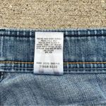 Levi's Vintage Y2K low rise bareback stretch button kick pleat hem Photo 11