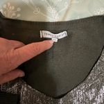 Tempo Paris  Shimmering Silver Long Sleeve Sweater Size M / L Photo 4