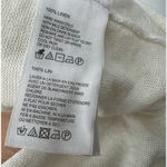 Tommy Bahama   | L | Paloma 100%  Linen Draped Cardigan, White Open Front Knit Photo 5