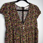 Natural Life  Avery Wide Leg Floral Jumpsuit Rayon Size XS/SM Boho Cottagecore Photo 1