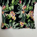 Caribbean Joe  Silk Blend Tropical Floral Button Down Women's Shirt, Size LP Photo 3
