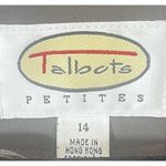 Talbots  Petite Vintage Inspired Tan Lined Trench Coat Size 14 Preppy Old… Photo 8