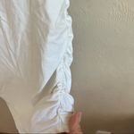 Motherhood Maternity White Ruched Sides Tank Top Photo 2