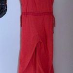 Vintage 1970s Tres Petite Orange Jumpsuit, Size 7 Photo 0