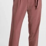 Athleta Skyline Pant II Stretch Paperbag Pants Women's Size 0 Cognac Brown Belt Photo 0