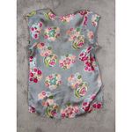 BCBGMAXAZRIA Floral Print Sleeveless Top Blouse Women's Medium Career Office Photo 5