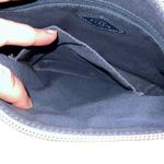 Fossil  Dawson Polka Dot Crossbody Bag Purse Gray Navy Mustard Adjustable Strap Photo 13