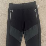 ALLSAINTS NWOT All Saints Terro Paneled Black Leggings with Zippers, Elastic Waist Photo 4