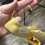 Dreamers  Yellow Hi-Low Front Seam V-Neck Sweater Size M/L Photo 9