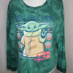 Star Wars Cropped Baby Yoda Christmas Top Size XXL Photo 0
