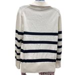 Banana Republic  Women Off White Navy Blue Striped Sweater Size S SKU 1288 Photo 1