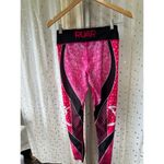 Roar Fitness Women's BJJ Compression Stretch MMA Training Workout Leggings M Pink Size M Photo 2