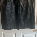 Venezia Leathers Black Leather Pencil Skirt Sz 18 Photo 8