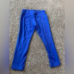 Nike Dri-FIT Running Tights Cropped Leggings Blue Athletic Activewear Photo 1