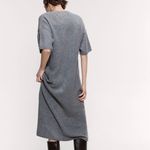 ZARA NWT  Size S Gray Wool Blend Knit Dress Photo 4