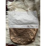 Athleta Stylish Tote Bag - White & Metallic Gold Photo 1
