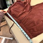 American Eagle AE Burgundy Red Soft Corduroy Drawstring Waist Wide Leg Pants Size Large Photo 7