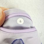 Lululemon  Run Speed Short Size 6 Classic Stripe Iris Flower Pretty Purple Photo 4