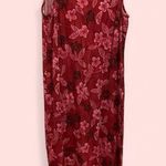 Vintage 90’s dusty rose floral pull on maxi sleeveless dress summer breezy Pink Size L Photo 1