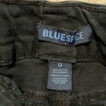 Blue Spice  Black Distressed Button Fly Jeans - 0 Photo 2