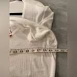 Eddie Bauer NWT  Size XL White Cotton Scoop Neck Snap Long Sleeve Henley Top Photo 8