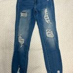 Refuge Ripped light wash skinny jeans Photo 0