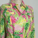 Lilly Pulitzer  Eliot Wing Ding Of A Patch Shirt Sash Belt Dress XS Photo 10