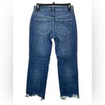 Free People We the  Jeans Maggie Mid-Rise Straight-Leg Sequoia Blue Size‎ 25 Photo 3