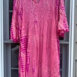 Soft Surroundings  Marbella Tie Dye Pintuck Tunic Dress Size XL Photo 0