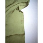 Natori New NWT Designer  Crop Green Pants Silky Womens L Lounge Satin Embroidered Photo 6