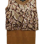 Wow Couture  Sequin Cocktail Mini Dress Size Large Photo 0