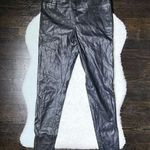 LC Lauren Conrad  Black Faux Leather Skinny Pants Photo 0