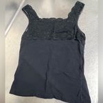 Gaviota Women’s Black Sleeveless Lace Top Photo 1