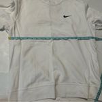 Nike White Women’s Sweater Crew Neck Large Casual Preppy Athletic Photo 4