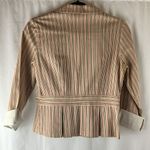 Forever 21 Pink and brown pinstripes blazer woman’s size small Photo 7
