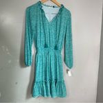 Cabana Life Buckhead‎ Pebble Ruffle Dress Size Large Blue Photo 1