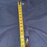 Lafayette 148 Pants Women's Size 12 Blue Snakeskin Texture Straight Leg Photo 6