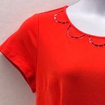 Talbots  Holiday‎ Shift Dress Red 10 Photo 3