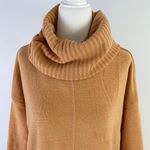 Lumière New Cowl Neck Long Sleeve Sweater Dress Autumn Daze Camel Photo 7