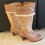 UGG  Heel Boots Leather Suede & Sheepskin NWOT Photo 2