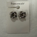 Francesca's Francesca’s Earrings Silver Knot Photo 0