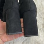 ASOS  Keely Black Faux Suede Block Heel Over The Knee Boots Photo 9