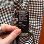 Urban Outfitters  NWT Mini Dress Mock Neck Sleeveless Fitted‎ Black White Medium Photo 8