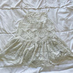Urban Outfitters Ecote  Womens Small White Tank Top Cami Crochet Lace Boho Hippie Photo 0